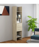 Book Cabinet Sonoma Oak 40x35x180 cm Engineered Wood - £42.56 GBP