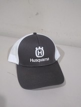 Trucker, Industrial, Baseball Cap, Hat Husqvarna Grey White - $21.77