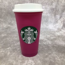 Starbucks Color Changing Reusable Hot Cup w/Lid 16 oz. - Never Used- Pink/Purple - £5.47 GBP