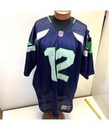 Mens 3XL Seahawks #12 Embroidered Authentic SW Jersey Seattle Seahawks H... - $54.65 CAD