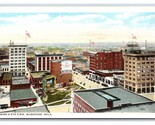 Birds Eye View Muskogee Oklahoma OK UNP Unused WB Postcard V14 - £5.41 GBP