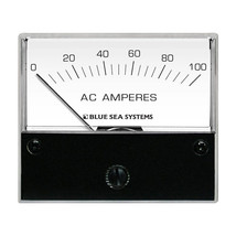 Blue Sea 8258 AC Analog Ammeter - 2-3/4" Face, 0-100 Amperes AC - $75.59