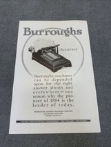 National Geographic Burroughs Adding Machine Company Ad KG - £9.27 GBP