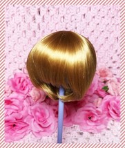 BJD 1/4 Doll Mini Super Dollfie MSD Copper Golden Brown Short Wig 7/8 - $24.14