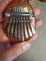 8 Key Mini Kalimba Finger Thumb Piano with Accessory Pendant Gift - £11.00 GBP
