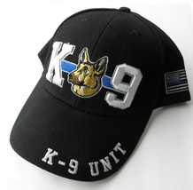 K-9 UNIT POLICE DOG OFFICER EMBROIDERED BASEBALL CAP HAT - £9.44 GBP