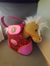 Pucci Pups and Friends Pony Horse in Bag Plush with Saddle - $12.00