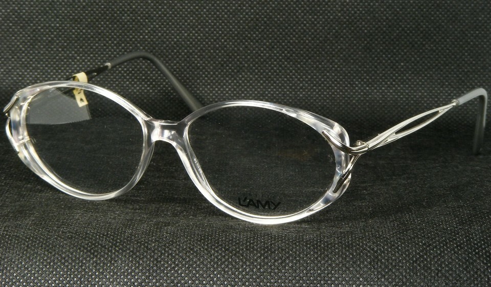 LUNETTES L&#39;AMY NANCY F 6314 CLEAR /SILVER /OTHER EYEGLASSES LAMY 52-14-1... - $69.30