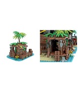 Pirate Shed Building Block kit Barracuda Bay Extension Island Brick Mode... - £58.97 GBP