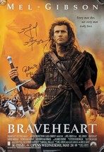 Braveheart Cast Signed Movie Poster - £353.87 GBP