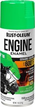 Rust-Oleum 366436 Engine Enamel Spray Paint, 11 oz, Gloss Grabber Green - $19.47
