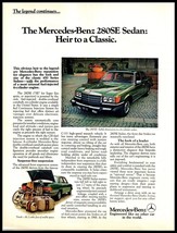 1977 Magazine Car Print Ad - Mercedes Benz 280SE Sedan A6 - $121.05 MXN