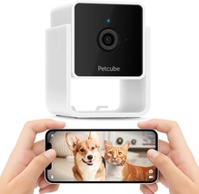 Cam Indoor Wi Fi Pet and Security Camera with Phone App Pet Monitor with... - £50.53 GBP