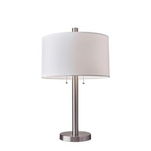 Adesso 4066-22 Boulevard Table Lamp, 28 in., 2 x 100 W Incandescent/26W CFL, Bru - $150.09