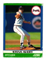 1991 Score 100 Rising Stars #5 Steve Avery Atlanta Braves - £2.99 GBP