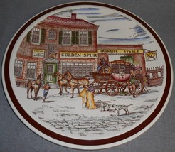 Vernon Kilns Bits Of Old ENGLAND#9 Pattern 14&quot; Chop Plate Or Platter - £31.64 GBP