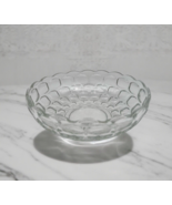 Vtg Glass Serving Fruit Bowl 9.25&quot; Federal Thumbprint Dimpled MCM Yorktown - $18.00