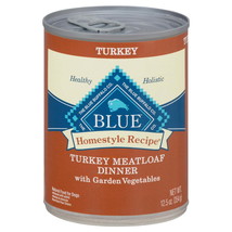 Pack of 2 Turkey Meatloaf Dinner with Garden Vegetables Wet Dog Food, 12... - $13.05