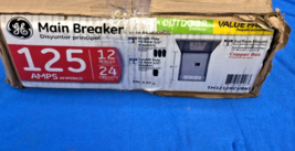 GE TM1212RCUBK1 125A 24-Circuit Outdoor Load Center Kit New Open Box - $54.65