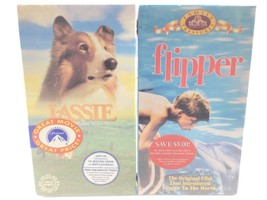 Lassie Friends are Forever &amp; Flipper VHS Movie Video Tapes New &amp; Sealed ... - £8.80 GBP