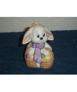 CERAMIC BUNNY BELL ~ STANDS 1 1/2 INCHES TO 2 INCHES TALL - $56.83 MXN