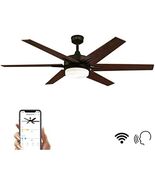Westinghouse Lighting 74002B00 Transitional Cayuga, Smart WiFi Ceiling Fan - $6,147.29 MXN