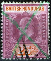 ZAYIX British Honduras 67 Used King Edward VII Royalty 071423S183 - £35.97 GBP