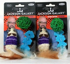 2 Petmate Jackson Galaxy Natural Playtime 3 Count Sisal &amp; Hemp Cat Toys - £12.82 GBP