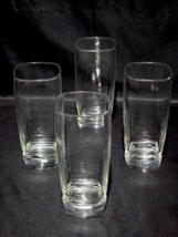 Vintage Libbey J EAN Nette Federal Notched Bottom 6.25&quot; Iced Tea Glass - Set Of 4 - £16.65 GBP