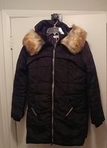 Ladies Hooded Overcoat - $70.00