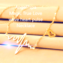  Love Lightwork "Love Me" Heart Wave Necklace - £28.18 GBP