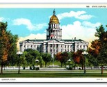 State Capitol Building Denver Colorado CO UNP WB Postcard F21 - £1.54 GBP