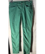7 For All Mankind Gwenevere Green Skinny Jeans 29”L 30”w 8”rise  Excellent - $20.45 CAD