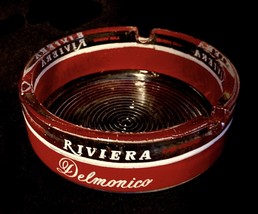 Riviera Lighthouse Delmonico Café Noir Las Vegas casino glass ashtray PET RESCUE - £11.25 GBP