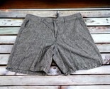 Marc Anthony Mens Gray Flat Front Chino Shorts Flat Front size 40 Pre-ow... - $10.37