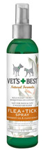 Vet&#39;s Best Natural Flea and Tick Spray 1ea/8 fl oz - £13.36 GBP