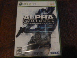 ALPHA PROTOCOL THE ESPIONAGE RPG NEW SEALED XBOX 360 - €25,71 EUR