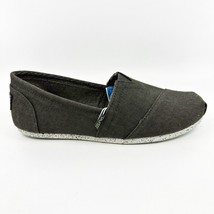 Skechers Bobs Plush Natural Kiss Charcoal Womens Size 7 Casual Flats - £31.35 GBP