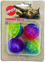 Shimmer Balls Cat Toy - Bright, Non-Toxic Plastic with Rattling Sound - £3.07 GBP+