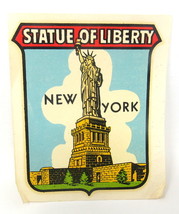 Statue of Liberty Water Decal Vintage 60+ Goldfarb New York Original US ... - £7.10 GBP