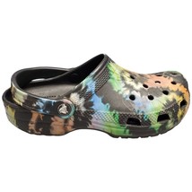 Croc Clogs Sandals Youth Size 12 Multicolor Tie-Dye Croslite Comfort Sli... - $23.05