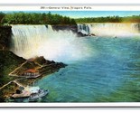 General Vivew Niagara Falls New York NY UNP WB Postcard I21 - $1.93