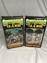 VHS Lot Of 2 Outdoors With TK &amp; Mike Gargantuan Bucks &amp; Turkey Hunting’ Comedy - £15.79 GBP