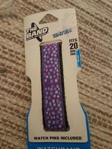 The Band Purple Spotted Sports Watchband Watch Pins Included-Brand New-S... - $79.08