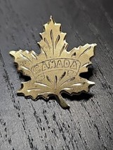 Vintage Sterling Silver Canadian Maple Leaf Sweetheart Lapel Hat Scatter... - £23.35 GBP