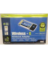 Linksys WPC54G Wireless-G Notebook Adapter - New Sealed Box - $11.71 CAD