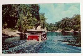 Belle of Suwannee River Paddle Wheel Boat Florida FL Curt Teich Postcard 1958 - $4.99