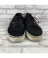 Levi&#39;s Miles Black Brown Canvas Casual Sneakers Shoes Mens Sz 13 - £15.97 GBP