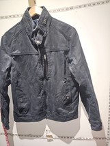 Mantaray - Navy Blue 100% Waxed Cotton Coat Jacket - UK Size S Express S... - $31.05