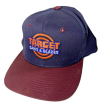 Target Saws Blades Baseball Cap Blue Embroidered Hat Adjustable Snapback... - $8.95
